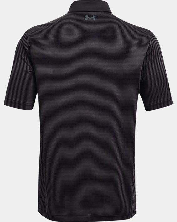 男士UA Performance Stripe Polo衫, Black, pdpMainDesktop image number 5
